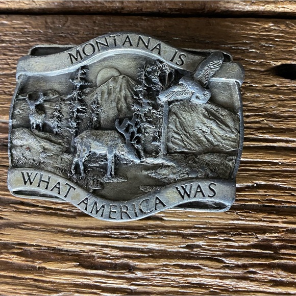 Bergamot Brass Works Montana Belt Buckle - Picture 1 of 2